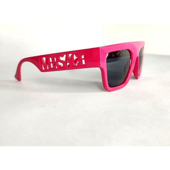 VERSACE VE4430 536787 Fuschia Pink Rectangulat Logo Arm - Picture 3 of 10